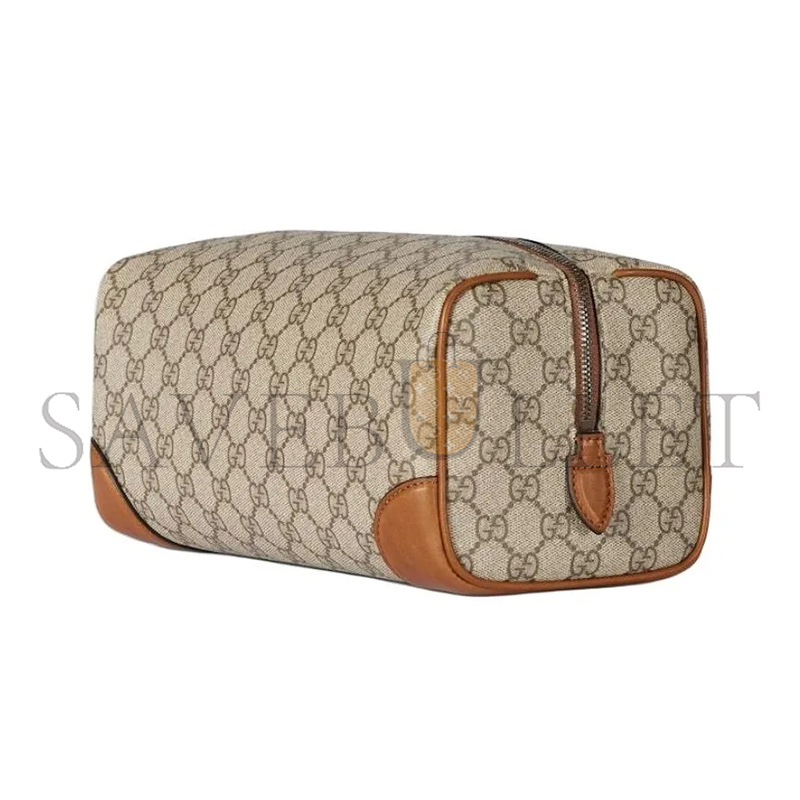 GUCCI GG EMBLEM MEDIUM TOILETRY CASE 821163 (28*14*14cm)